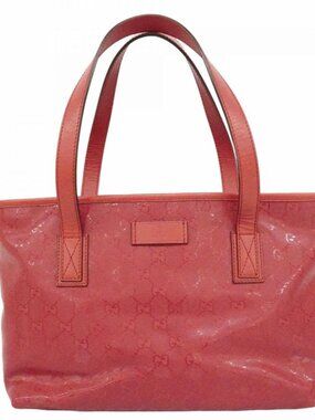 Gucci Tote GG Supreme Pink Silver